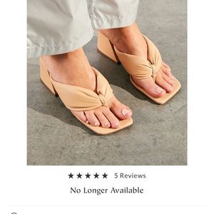 Free People Fiji Thong Heels 9